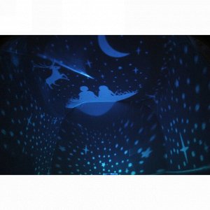 Диско-шар "Fantasy - Ушки" (в комплекте 6 картинок) 13*14 см, 5 реж, батарейки 4хАAА, USB, RGB (220V)