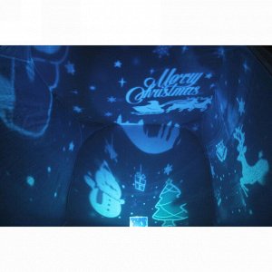 Диско-шар "Fantasy - Ушки" (в комплекте 6 картинок) 13*14 см, 5 реж, батарейки 4хАAА, USB, RGB (220V)