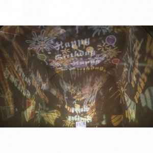 Диско-шар "Fantasy - Ушки" (в комплекте 6 картинок) 13*14 см, 5 реж, батарейки 4хАAА, USB, RGB (220V)