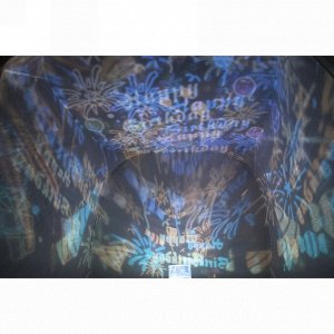 Диско-шар "Fantasy - Ушки" (в комплекте 6 картинок) 13*14 см, 5 реж, батарейки 4хАAА, USB, RGB (220V)