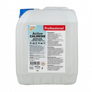 Kangaroo Professional Active chlorine Щелочное пенное моющее средство с содержанием активного хлора, 5л, арт. 320430-5P