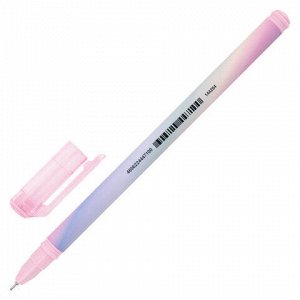 Ручка гелевая BRAUBERG GRADE PASTEL, СИНЯЯ, игольчатый узел 0,5 мм, линия письма 0,3 мм, 144284