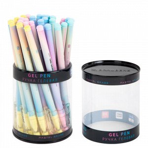 Ручка гелевая BRAUBERG GRADE PASTEL, СИНЯЯ, игольчатый узел 0,5 мм, линия письма 0,3 мм, 144284