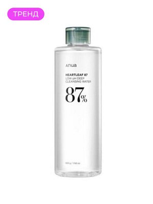 Anua Очищающая вода для снятия макияжа с экстрактом хауттюйнии Cleansing Water Heartleaf 87 Low pH Deep, 500 г