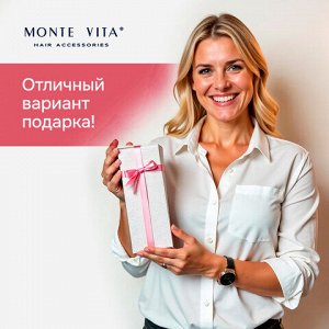 Расческа для волос термобрашинг 24,5х6х4,5 см, круглая + щетка для чистки В ПОДАРОК, MONTE VITA (МОНТЕ ВИТА), 457433