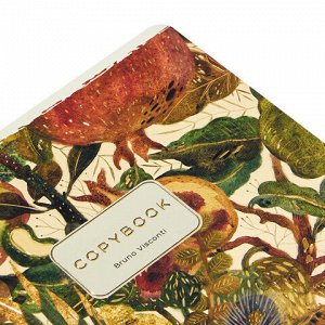 Тетрадь А5 48 л. BRUNO VISCONTI скоба, клетка, Soft Touch, фольга, "FLORA" (5 видов), 7-48-1343
