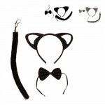 Набор &quot;Кошечка&quot;, черная, в ассорт., пак. 11*15 см.