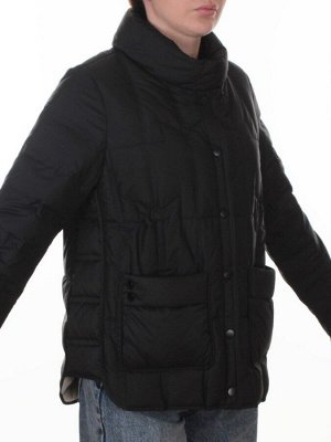 24-31 BLACK Куртка пуховая облегченная женская (утиный пух)