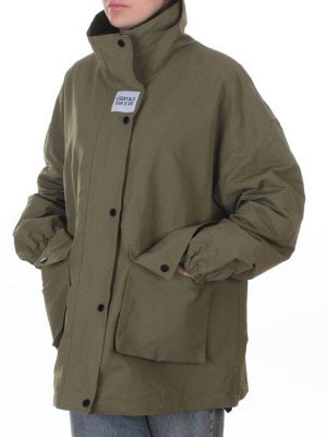 3089 GREEN Куртка демисезонная женская (100 гр. холлофайбер)