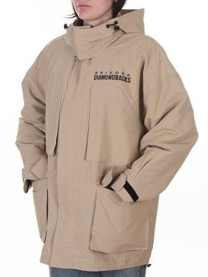3106 BEIGE Куртка демисезонная женская (100 гр. холлофайбер)