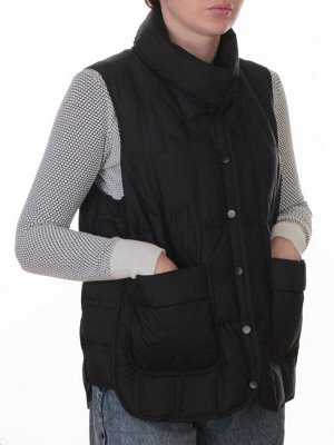 H24-326 BLACK Жилет утепленный женский (утиный пух)