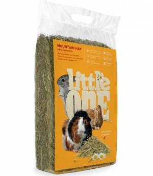 Little One Наполнитель для грызунов Сено Горное с ромашкой 400г