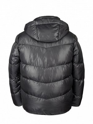 Куртка зимняя мужская WHS Ron (черный клетка ) Черный