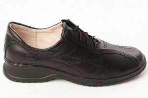 Кроссовки женские черные из натуральной кожи