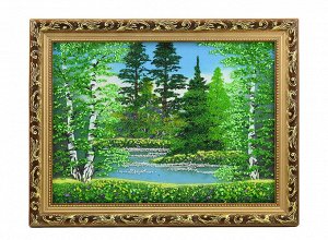 Картина Лето в багете 47*37см
