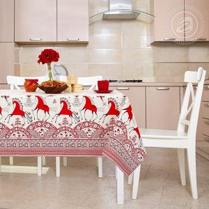Былины 1 шт. - 120*145 Коллекция: Скатерти из рогожки
Материал: Рогожка
Состав: Хлопок 100%
Плотность ткани: 165 гр./м.кв.
Упаковка: Пакет ПВХ, фирменная этикетка

Если Вы любите русские сказки, есл