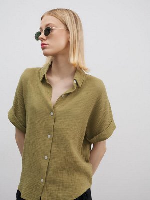 Женская рубашка из муслина MAISON DAVID