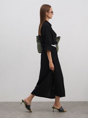 Юбка миди из муслина MAISON DAVID