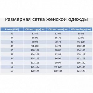 Размерная сетка