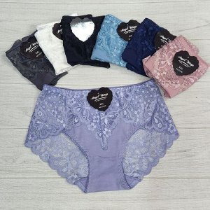 Трусы женские Angel Wings кружевные высокие D330