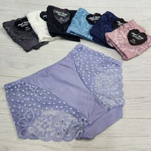 Трусы женские Angel Wings кружевные высокие D330