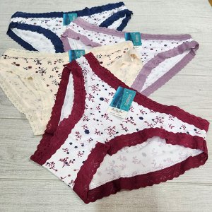 Трусы женские бамбук кружево 1701
