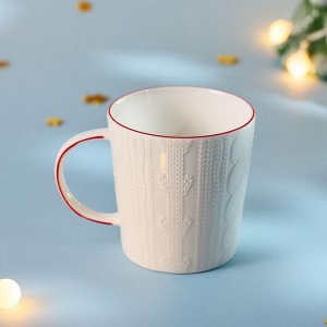 Фарфоровая кружка Winter Story 360 мл от Lefard — новогодний дизайн, подходит для СВЧ и ПММ