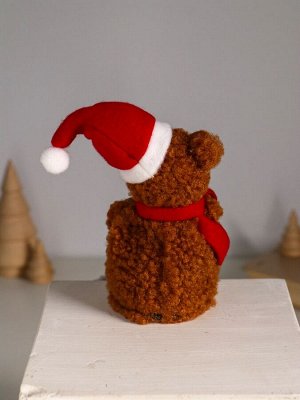 Фигурка «Медвежонок с имбирным пряником, в колпаке», 6.5x5x16.5 см