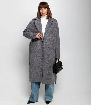 Пальто #ОБШ2882, серый