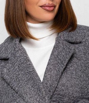 Пальто #ОБШ2882, серый