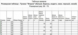 Туника женская, синий