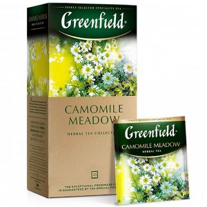 Гринфилд чай - 25 пак. Луговая Ромашка, черный Camomile Meadow