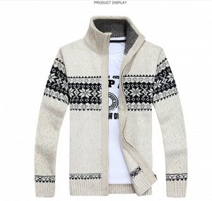Свитер мужской на замке Jeep fashion