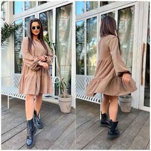 Платье женское вельветовое
