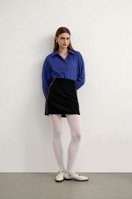 Рубашка оверсайз. Цвет: синий