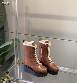 Сапоги женские кожаные зимние