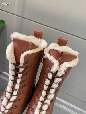 Сапоги женские кожаные зимние