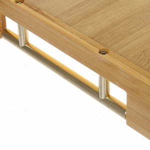 Поднос для завтрака "SHEF" 41*30*5см с пластиковыми ручками
