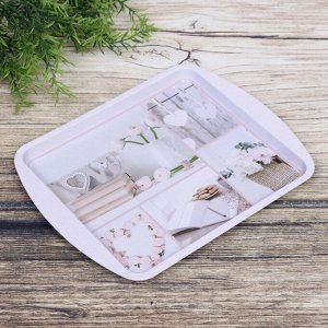 Поднос жестяной "Sweet dreams" 24,5*19,5см