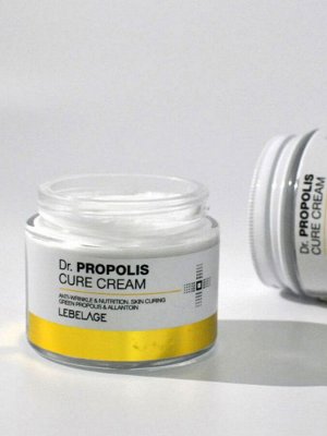 LEBELAGE. Крем для лица с Прополисом антивозрастной Питающий, Dr. PROPOLIS CURE CREAM, 70 мл