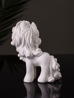 Фигурка гипс «Пони Красотка», 10x7x5 см, натуральный
