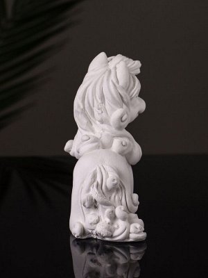 Фигурка гипс «Пони Красотка», 10x7x5 см, натуральный