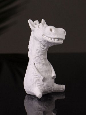 Фигурка гипс «Конь Гриша», 7x5x5 см, натуральный