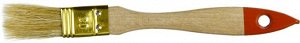 Плоская кисть, МАСТЕР ЗУБР УНИВЕРСАЛ светлая щетина, деревянная ручка, 20 мм,  (01099-020)