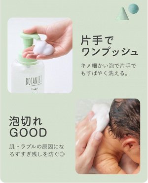 BOTANIST Baby Soap Foam - пенное средство для купания малышей с рождения