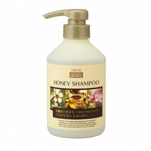 Шампунь Kumano CosmeStation три вида мёда 450мл, пл/бут, 1/20