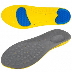 Стельки для обуви с ПЯТОЧНЫМ АМОРТИЗАТОРОМ,материал PU PRO,р.RU 41-44/EU 42-45,SHEGRA (ШЕГРА),700770
