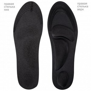 Стельки для обуви с супинатором 4D COMFORT PLUS,материал FOAM,р.RU34-39/EU35-40,SHEGRA(ШЕГРА),700744