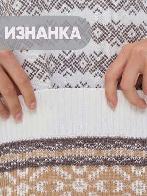 Платье женское 9242-92043   501/397/5200785 белый/тёплый серо-коричневый/латте