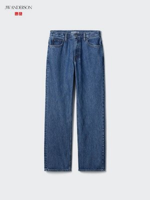 UNIQLO × JW ANDERSON – прямые джинсы из хлопкового денима